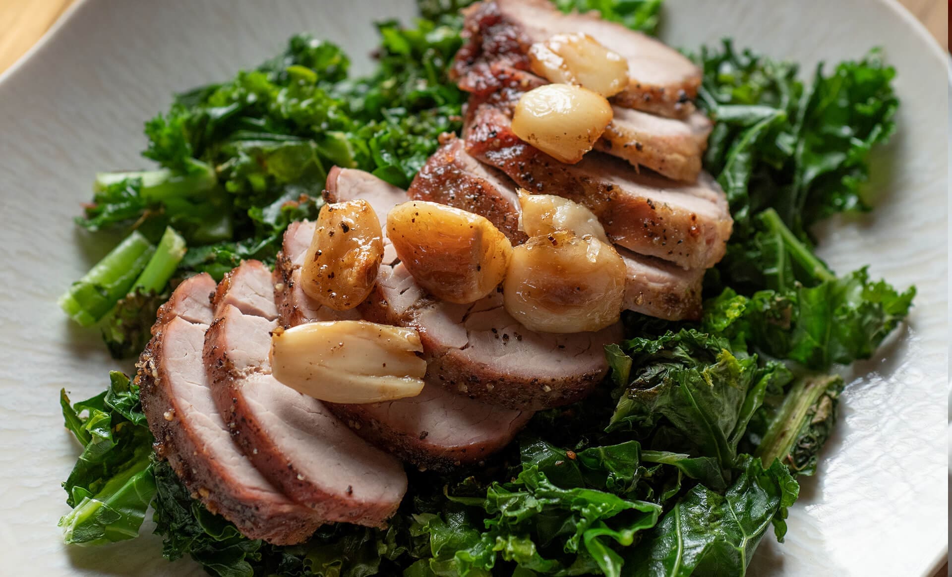 20 Cloves of Garlic Pork Tenderloin