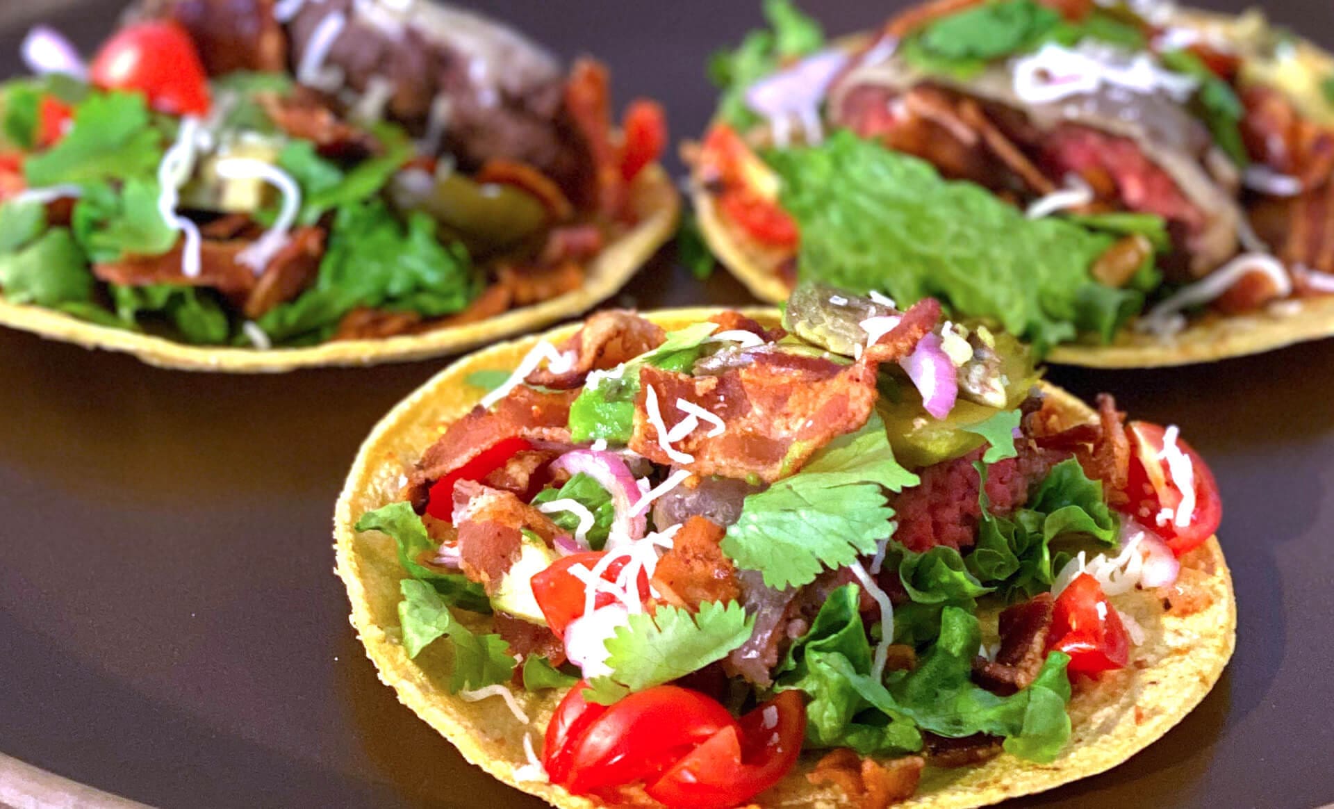 Bacon Cheeseburger Tacos