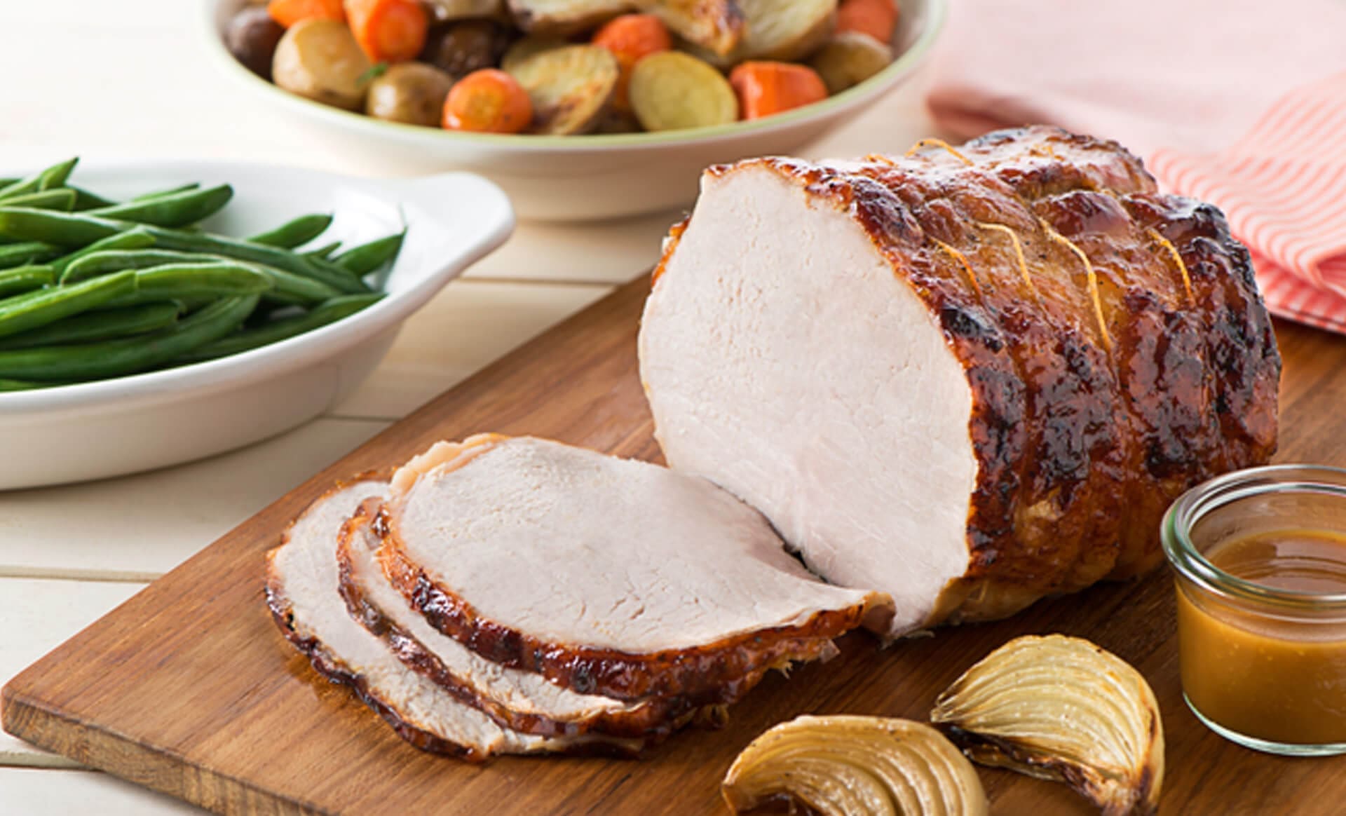 Honey Mustard Roasted Pork