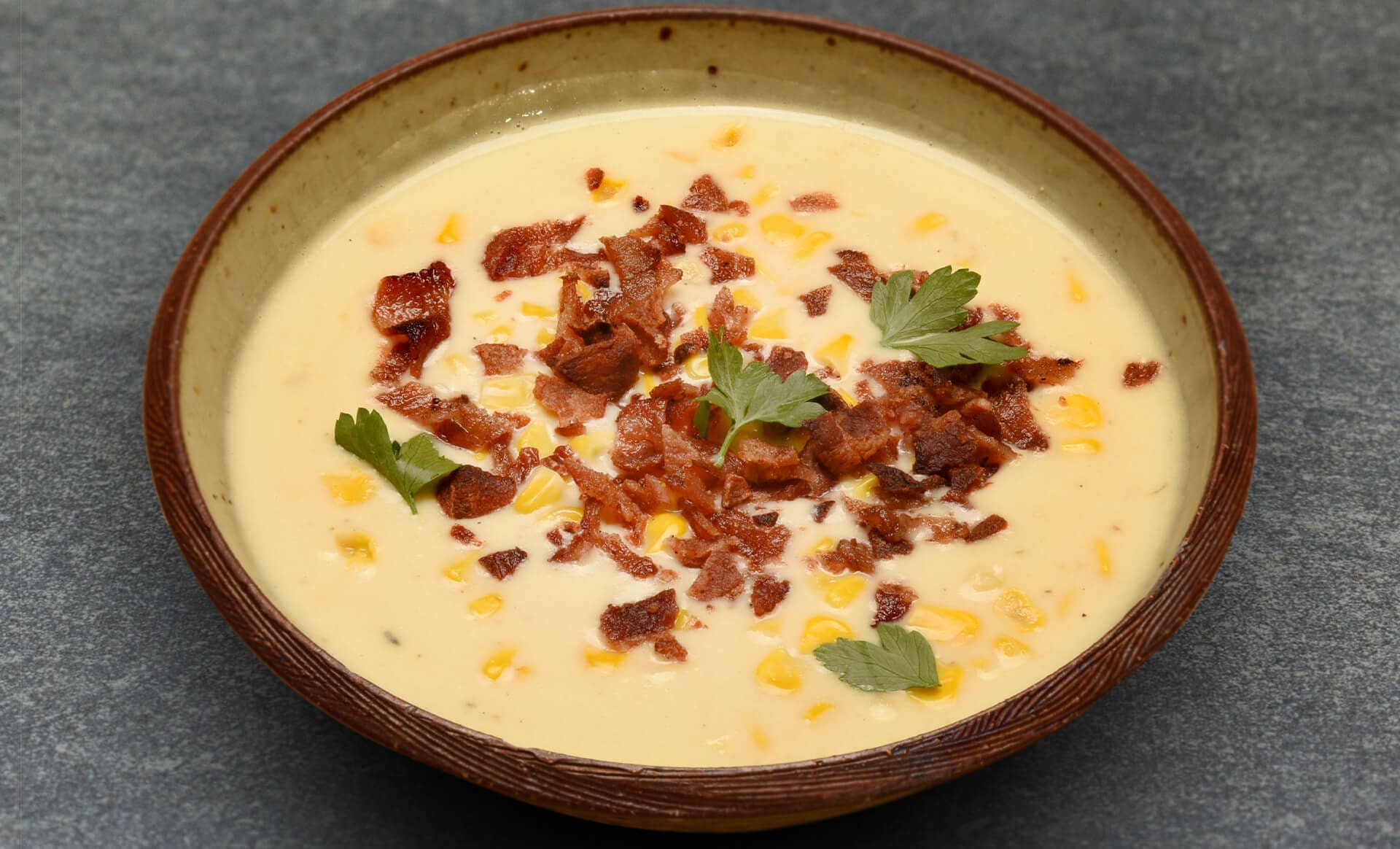 Summer Corn Chowder with Bacon