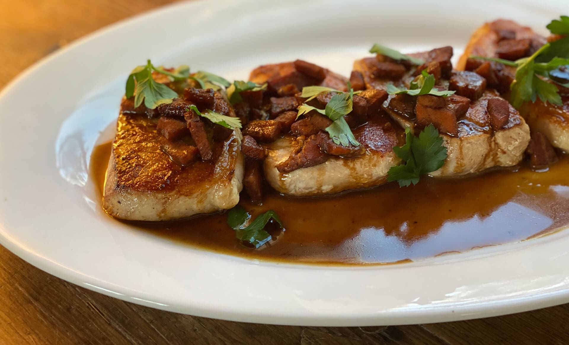 pork chops with red eye gravy