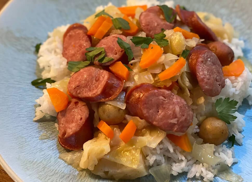 kielbasa cabbage