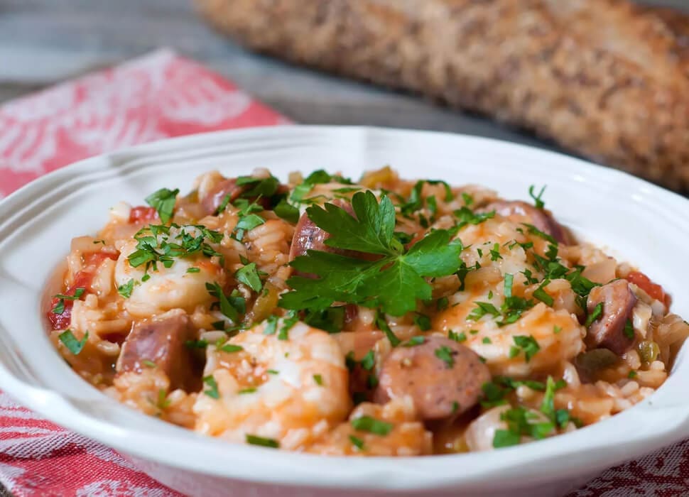 jambalaya with sausage