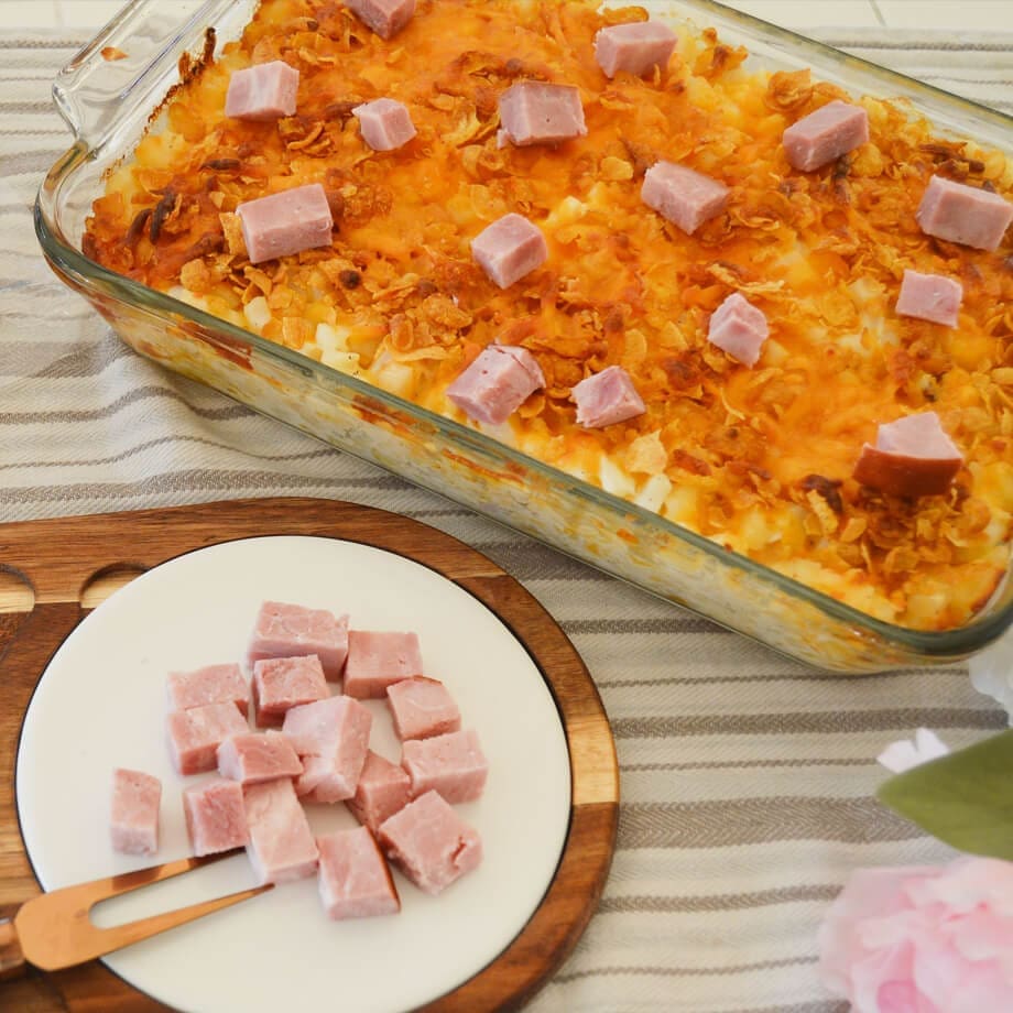cube ham casserole