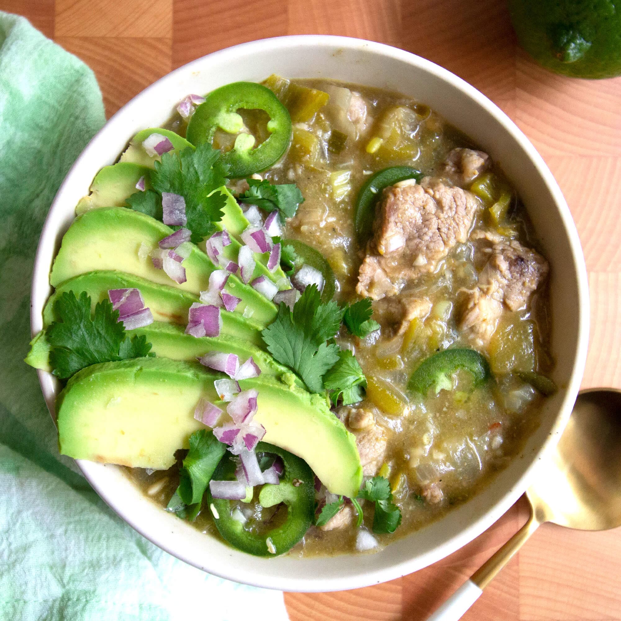 pork green chili recipe