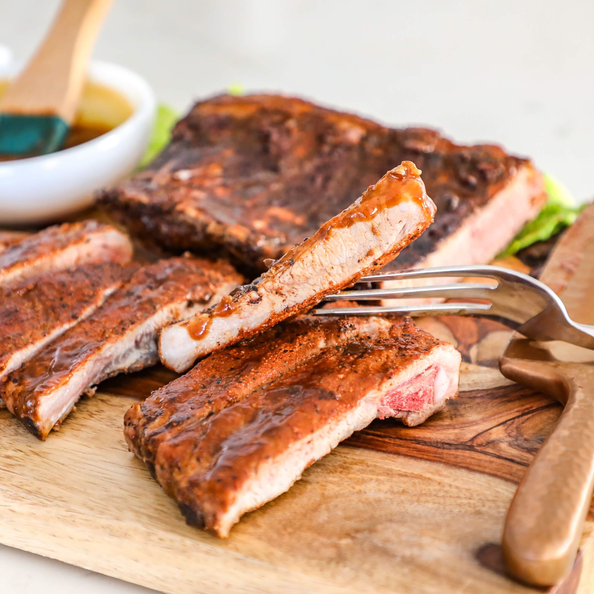 air fryer bbq baby back ribs