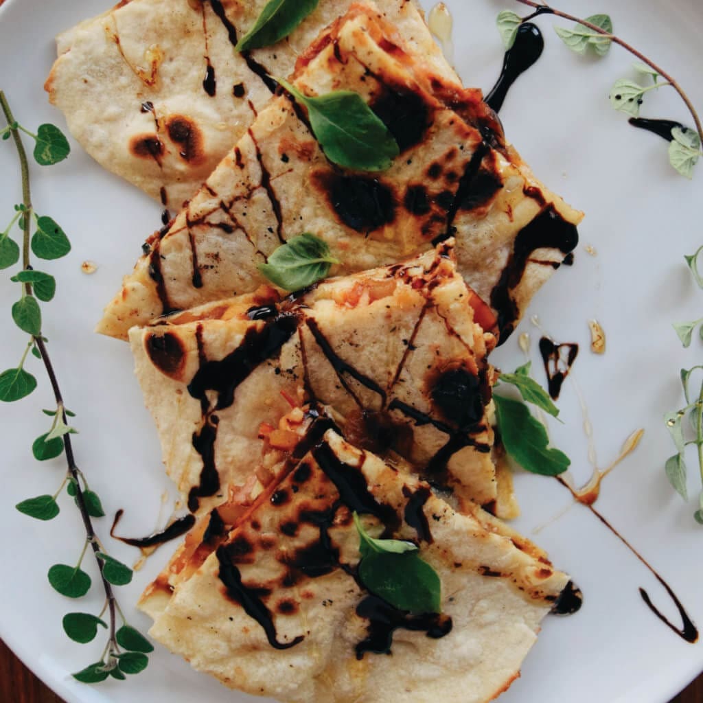 kielbasa quesadillas