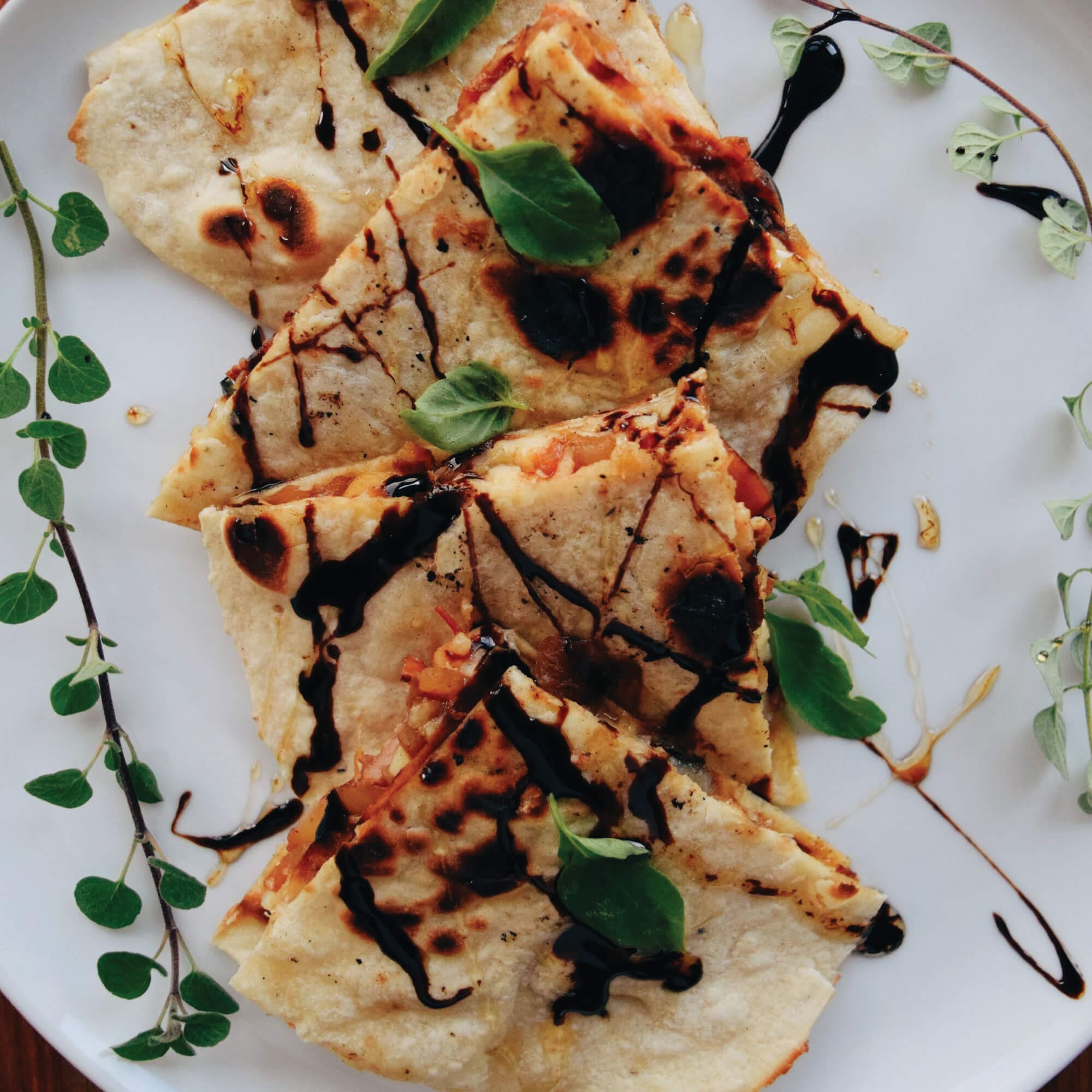 kielbasa quesadillas