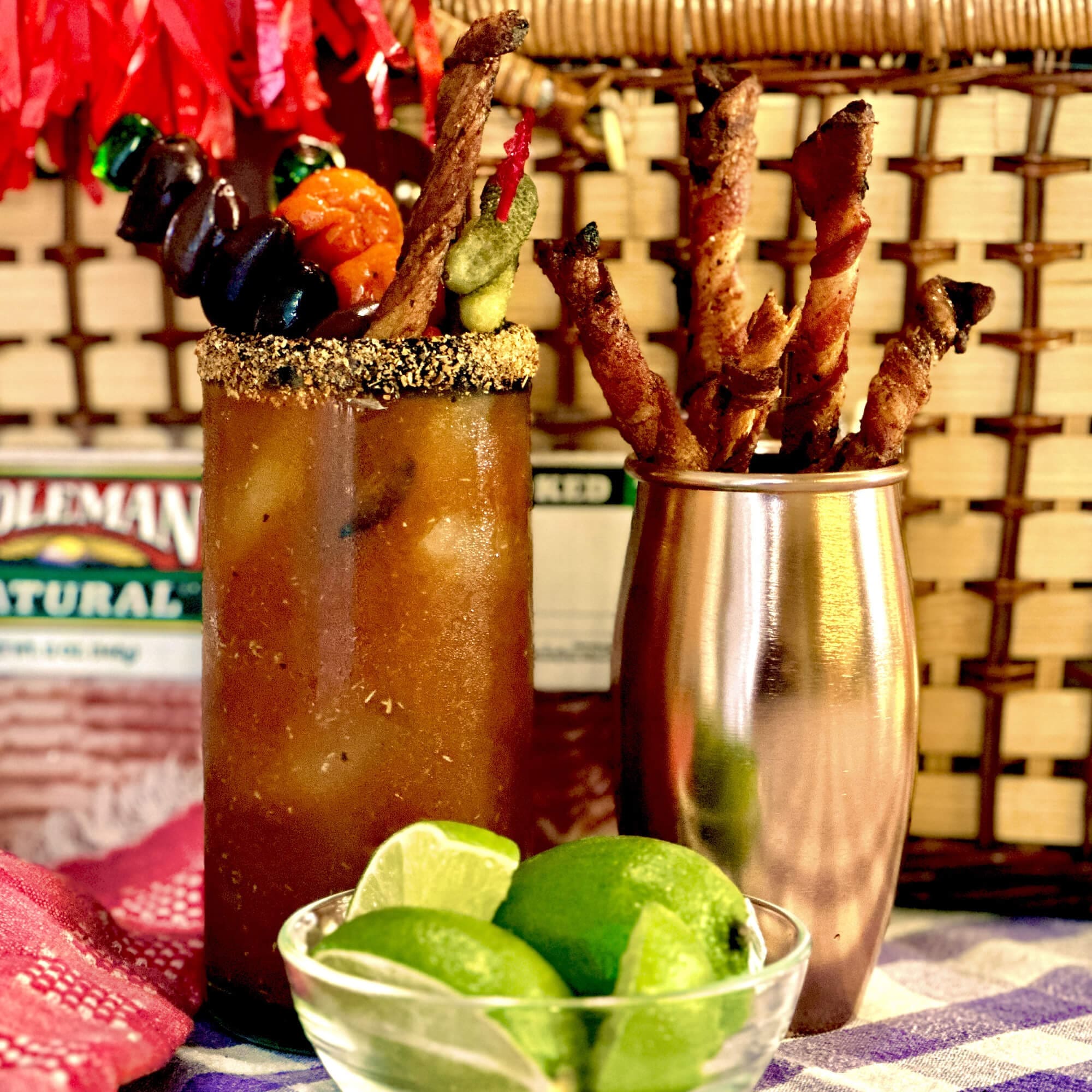 Chile Bacon Straws