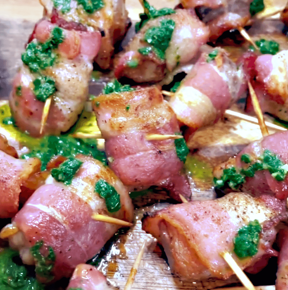 bacon wrapped steak
