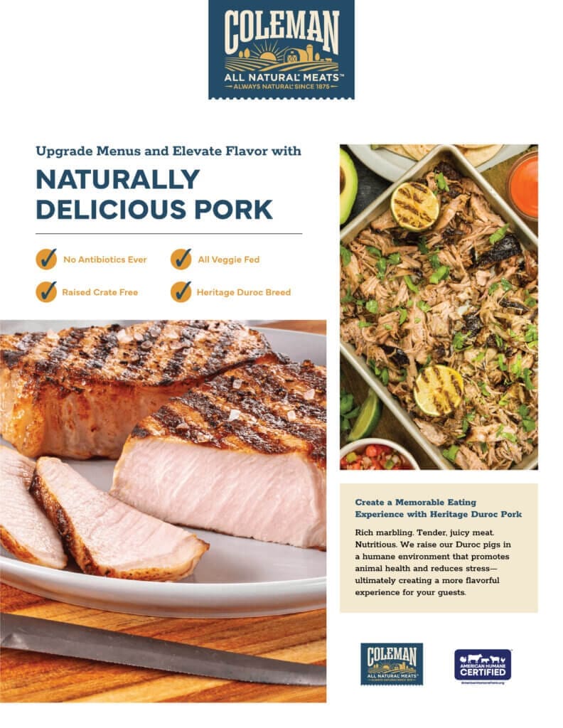 Coleman Foodservice page1 01 |