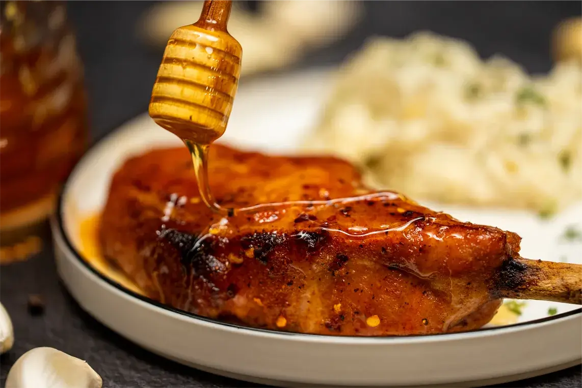 hot honey pork chop